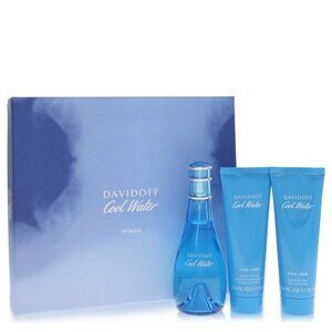 Cool Water by Davidoff Gift Set -- 3.4 oz Eau De Toilette Spray + 2.5 oz Body Lo